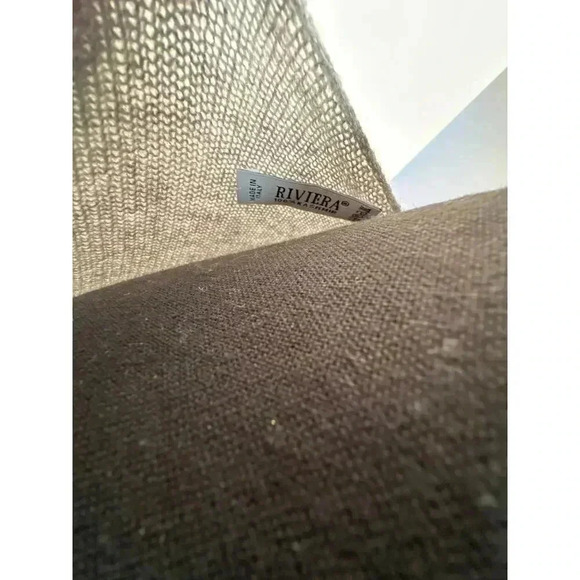 Riviera Cashmere Gray/Gray Short Sleeve Sweater SZ SM - Picture 4 of 6